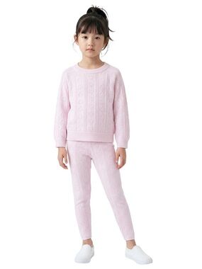 Splendid Infant Girls Lots of Love Sweater Set pink